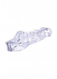 Прозрачная насадка-удлинитель Length Enhancer с подхватом - 16 см. - NMC - в Петропавловске-Камчатском купить с доставкой