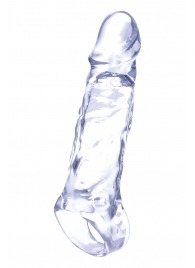 Прозрачная насадка-удлинитель Length Enhancer с подхватом - 16 см. - NMC - в Петропавловске-Камчатском купить с доставкой