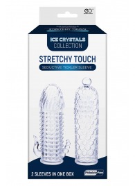 Набор из 2 прозрачных насадок на член Seductive Tickler Sleeves Set - NMC - в Петропавловске-Камчатском купить с доставкой