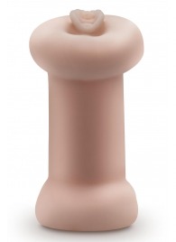 Телесный люминесцентный двусторонний мастурбатор Tasha - Blush Novelties - в Петропавловске-Камчатском купить с доставкой