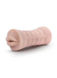 Телесный мастурбатор-ротик Nicole Vibrating Masturbator - Blush Novelties - в Петропавловске-Камчатском купить с доставкой