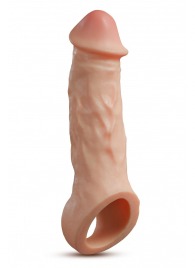 Телесная насадка-удлинитель Intrepid 9.25 Inch Realistic Penis Extender Sleeve - 23,5 см. - Blush Novelties - в Петропавловске-Камчатском купить с доставкой