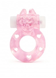 Розовое эрекционное виброкольцо в форме зайчика - 1137 - в Петропавловске-Камчатском купить с доставкой