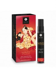 Оральный спрей Waves of Pleasure с ароматом клубники и шампанского - 20 мл. - Shunga - купить с доставкой в Петропавловске-Камчатском