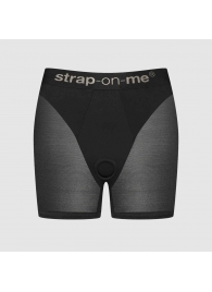 Трусики-шорты для фиксации насадок Strap-on-me Harness Lingerie Halo - size XS - Strap-on-me - купить с доставкой в Петропавловске-Камчатском