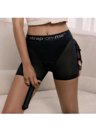 Трусики-шорты для фиксации насадок Strap-on-me Harness Lingerie Halo - size M - Strap-on-me - купить с доставкой в Петропавловске-Камчатском