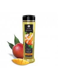 Массажное масло для тела Luscious Mango с ароматом манго - 240 мл. - Shunga - купить с доставкой в Петропавловске-Камчатском