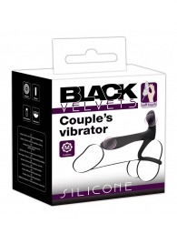 Черная насадка на член с вибрацией Couple’s Vibrator - Orion - в Петропавловске-Камчатском купить с доставкой