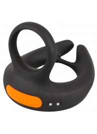 Черный вибростимулятор мошонки RC Scrotum Stimulator with Vibration - Orion - в Петропавловске-Камчатском купить с доставкой