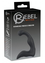 Черный перезаряжаемый стимулятор простаты с вибрацией - 14,6 см. - Orion - в Петропавловске-Камчатском купить с доставкой