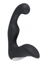 Черный перезаряжаемый стимулятор простаты с вибрацией - 14,6 см. - Orion - в Петропавловске-Камчатском купить с доставкой