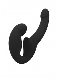 Черный безремневой страпон Share Lite - Fun Factory - купить с доставкой в Петропавловске-Камчатском