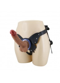 Поясной страпон Wells: трусики в форме бабочки и фаллоимитатор-насадка - Baile - купить с доставкой в Петропавловске-Камчатском