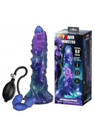 Фиолетовый яйцеродящий фаллоимитатор Duskwalker Sentinal на присоске - 22,4 см. - Baile - купить с доставкой в Петропавловске-Камчатском