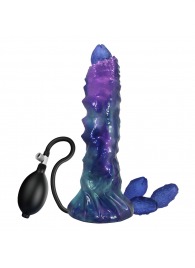 Фиолетовый яйцеродящий фаллоимитатор Duskwalker Sentinal на присоске - 22,4 см. - Baile - купить с доставкой в Петропавловске-Камчатском