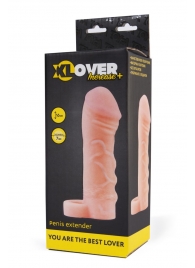 Фаллическая удлиняющая насадка с кольцом для фиксации - 16 см. - ToyFa - в Петропавловске-Камчатском купить с доставкой