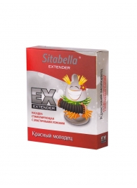 Стимулирующая насадка Sitabella Extender  Красный молодец - Sitabella - купить с доставкой в Петропавловске-Камчатском