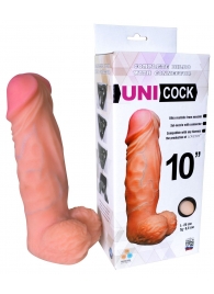 Фаллическая насадка Харнесс UNICOCK 10  - 25 см. - LOVETOY (А-Полимер) - купить с доставкой в Петропавловске-Камчатском