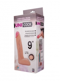 Фаллическая насадка Харнесс UNICOCK 9  - 24 см. - LOVETOY (А-Полимер) - купить с доставкой в Петропавловске-Камчатском