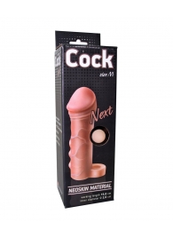 Фаллоудлинитель с кольцом COCK size M - 15 см. - LOVETOY (А-Полимер) - в Петропавловске-Камчатском купить с доставкой