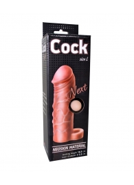 Фаллоудлинитель с кольцом COCK size L - 16,5 см. - LOVETOY (А-Полимер) - в Петропавловске-Камчатском купить с доставкой