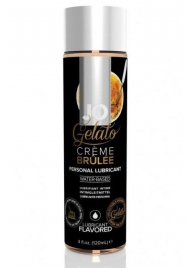 Лубрикант с ароматом крем-брюле JO GELATO CREME BRULEE - 120 мл. - System JO - купить с доставкой в Петропавловске-Камчатском