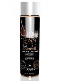 Лубрикант с ароматом солёной карамели JO GELATO SALTED CARAMEL - 120 мл. - System JO - купить с доставкой в Петропавловске-Камчатском