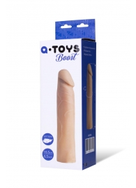 Реалистичная насадка с ярко выраженной головкой - 16,5 см. - A-toys - в Петропавловске-Камчатском купить с доставкой