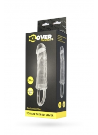 Прозрачная насадка с петлёй для фиксации - 14 см. - ToyFa - в Петропавловске-Камчатском купить с доставкой