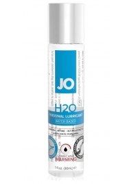 Возбуждающий лубрикант на водной основе JO Personal Lubricant H2O Warming - 30 мл. - System JO - купить с доставкой в Петропавловске-Камчатском