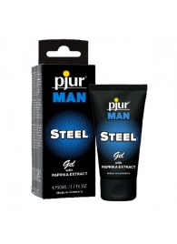 Эрекционный гель для пениса pjur MAN Steel Gel - 50 мл. - Pjur - купить с доставкой в Петропавловске-Камчатском