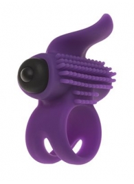 Эрекционное кольцо с подхватом мошонки и стимуляцией клитора Bullet Lastic Ring - Adrien Lastic - в Петропавловске-Камчатском купить с доставкой