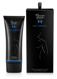 Возбуждающий крем для мужчин Nuit Ardente Creme Performante Plaisirs Secrets - 60 мл. - Plaisir Secret - купить с доставкой в Петропавловске-Камчатском