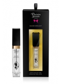 Стимулирующий блеск для губ Baiser Brulant Gloss Plaisirs Secrets - 7 мл. - Plaisir Secret - купить с доставкой в Петропавловске-Камчатском