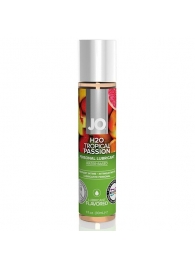 Смазка с ароматом тропических фруктов JO Flavored Tropical Passion - 30 мл. - System JO - купить с доставкой в Петропавловске-Камчатском