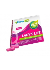 Возбуждающие капсулы Ladys Life - 14 капсул (0,35 гр.) - SuperCaps - купить с доставкой в Петропавловске-Камчатском