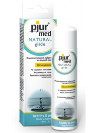 Нейтральный лубрикант на водной основе pjur MED Natural glide - 100 мл. - Pjur - купить с доставкой в Петропавловске-Камчатском