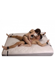 Бондаж для фиксации на кровати Frisky Bedroom Restraint Kit - XR Brands - купить с доставкой в Петропавловске-Камчатском