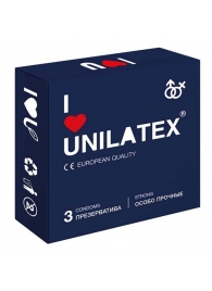 Ультрапрочные презервативы Unilatex Extra Strong - 3 шт. - Unilatex - купить с доставкой в Петропавловске-Камчатском
