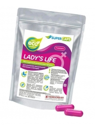 Возбуждающие капсулы Ladys Life - 2 капсулы (0,35 гр.) - SuperCaps - купить с доставкой в Петропавловске-Камчатском