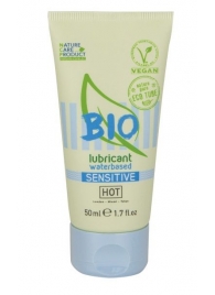 Органический лубрикант для чувствительной кожи Bio Sensitive - 50 мл. - HOT - купить с доставкой в Петропавловске-Камчатском