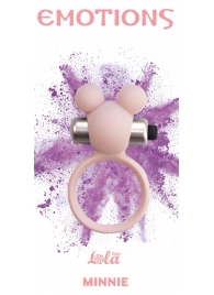 Розовое эрекционное виброколечко Emotions Minnie Light pink - Lola Games - в Петропавловске-Камчатском купить с доставкой