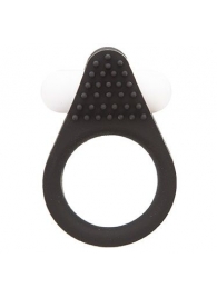 Чёрное эрекционное кольцо LIT-UP SILICONE STIMU RING 1 BLACK - Dream Toys - в Петропавловске-Камчатском купить с доставкой