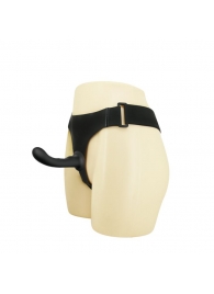 Страпон с изогнутой головкой Ultra Harness Curvy Dildo - 15,8 см. - Baile - купить с доставкой в Петропавловске-Камчатском