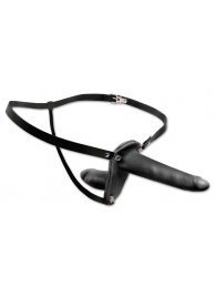 Женский страпон с вагинальной пробкой Double Penetrix Strap-on - 15 см. - Pipedream - купить с доставкой в Петропавловске-Камчатском