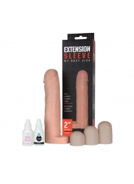 Насадка-удлинитель Extension sleeve с подхватом мошонки - 19 см. - Sitabella - в Петропавловске-Камчатском купить с доставкой