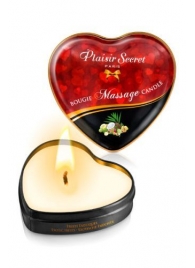 Массажная свеча с ароматом экзотических фруктов Bougie Massage Candle - 35 мл. - Plaisir Secret - купить с доставкой в Петропавловске-Камчатском