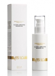 Массажный гель-смазка на силиконовой основе Allover Massage Gel - 100 мл. - YESforLOV - купить с доставкой в Петропавловске-Камчатском