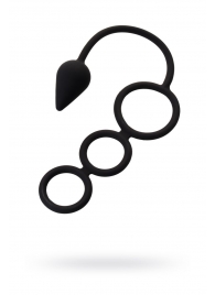 Тройное эрекционное кольцо с анальным хвостом Drop S-size - Erotist Adult Toys - в Петропавловске-Камчатском купить с доставкой