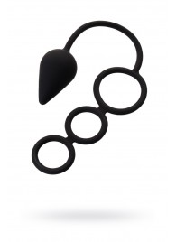 Тройное эрекционное кольцо с анальным хвостом Drop M-size - Erotist Adult Toys - в Петропавловске-Камчатском купить с доставкой